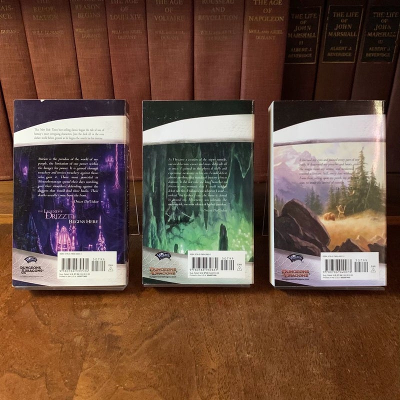 Legend of Drizzt, Dark Elf Trilogy: Homeland, Exile, Sojourn