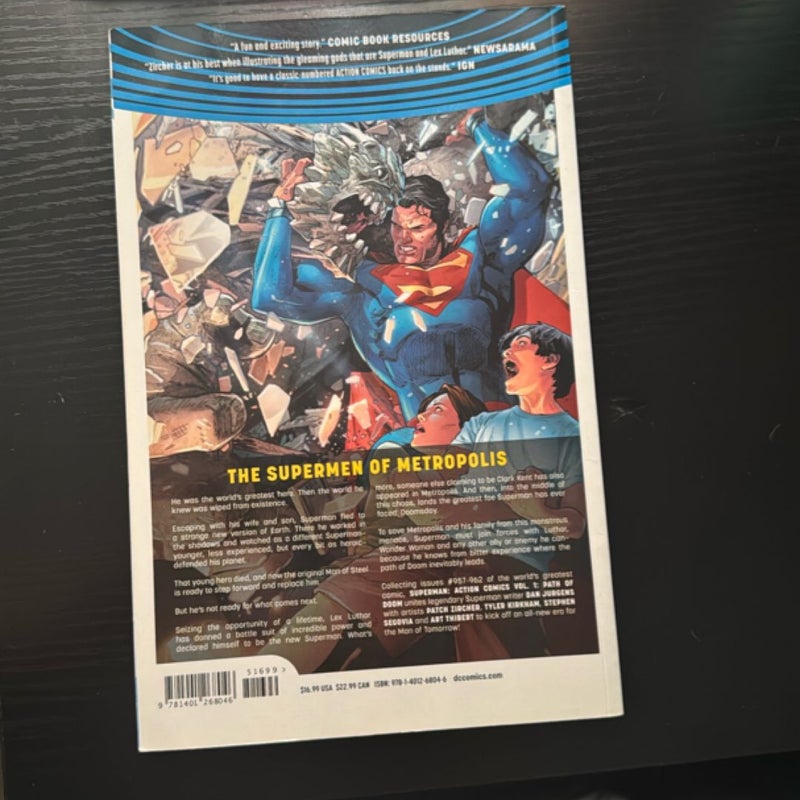 Superman: Action Comics Vol. 1: Path of Doom (Rebirth)