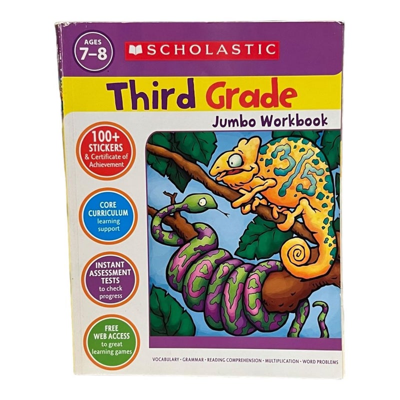 Scholastic Third Grade Jumbo Workbook 