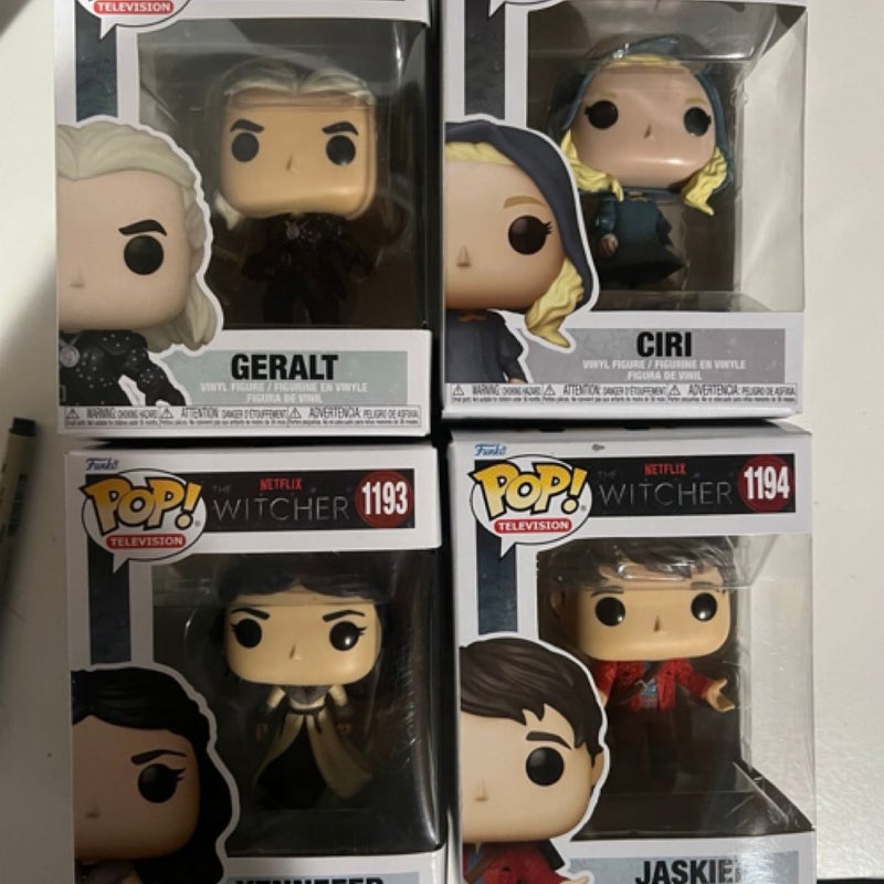 The Witcher Funko Pops 