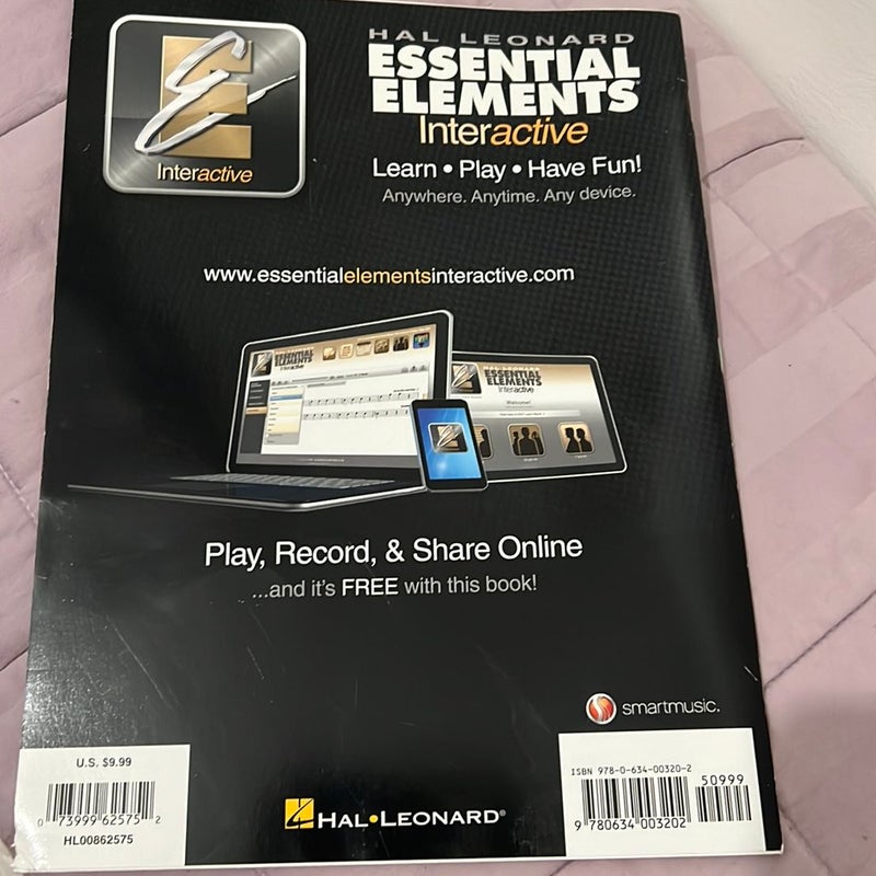 Essential Elements for Band - Bb Trumpet Book 1 with EEi (Book/Online Audio)