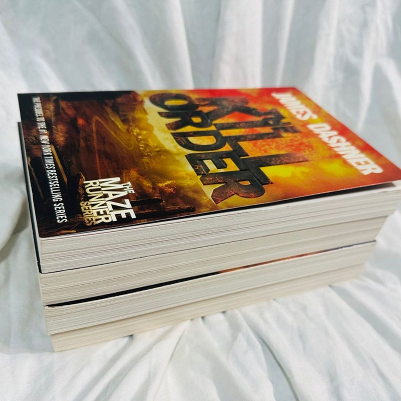 NEW The Maze Runner 4 Book Set by James Dashner, Paperback Pangobooks