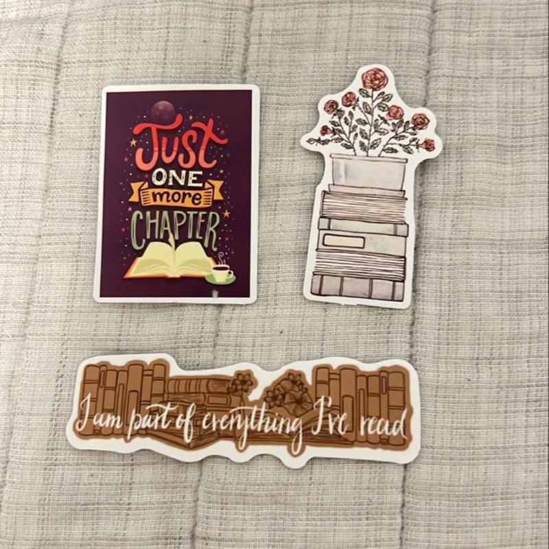 Book Lover Sticker Pack