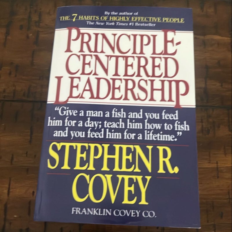 Principle Centered Leadership