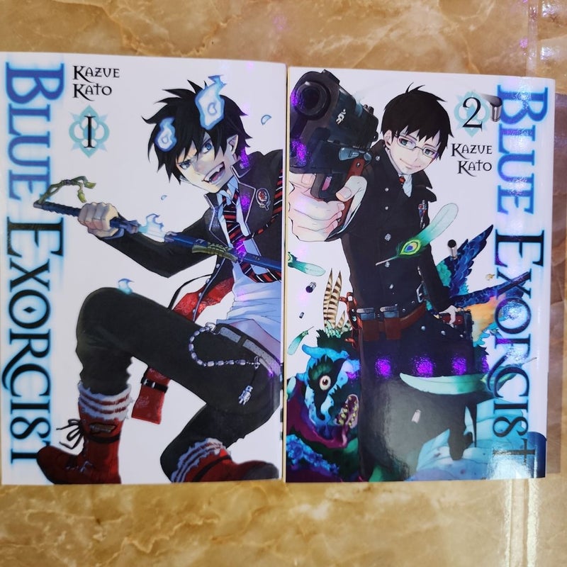 Blue Exorcist, Vol. 1, 2, 3, 7, 11 & 12