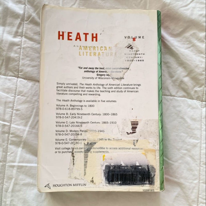 The Heath Anthology of American Literature