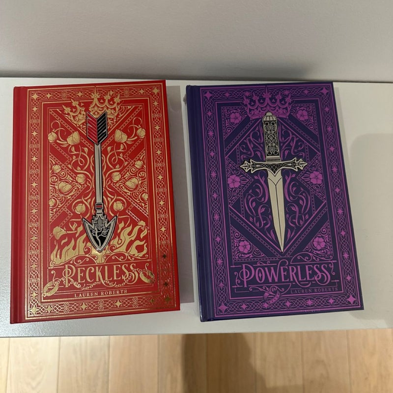 Signed Powerless & Reckless Bookish Box special edition 