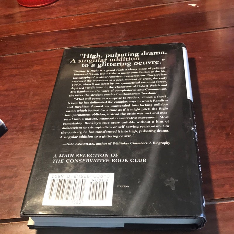 First edition , first printing *Getting It Right