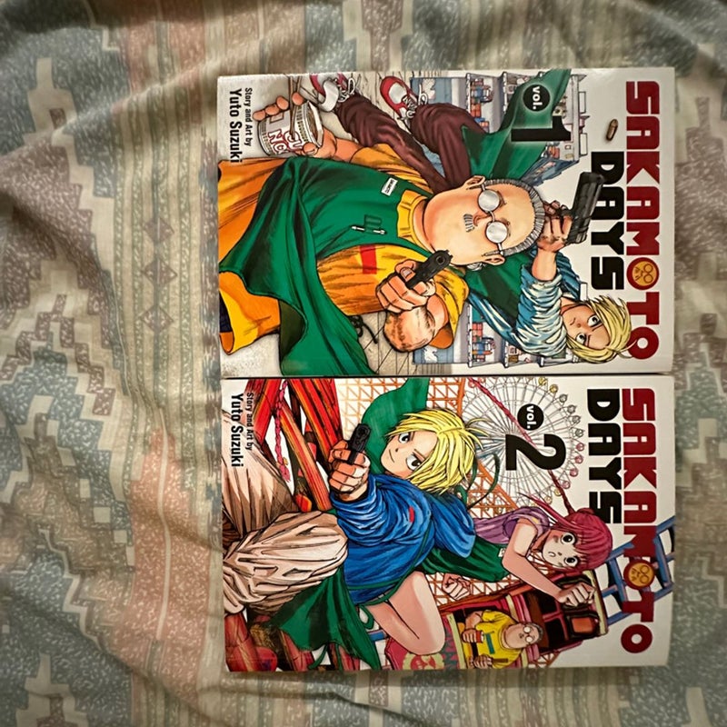 Sakamoto days manga volumes 1-2