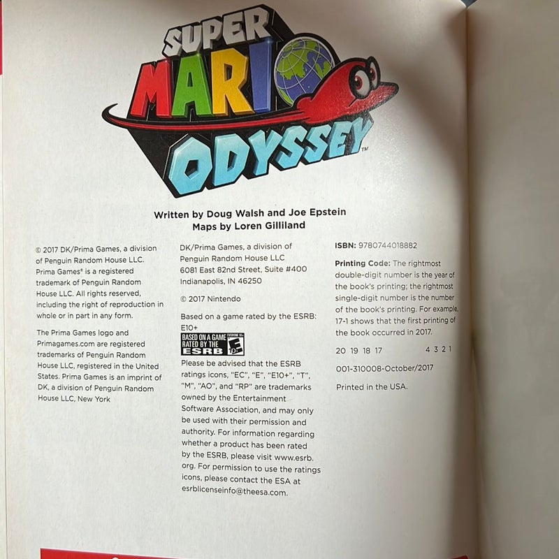  Prima Games Super Mario Odyssey: Prima Collector's Edition Guide  (Hardcover) : Video Games