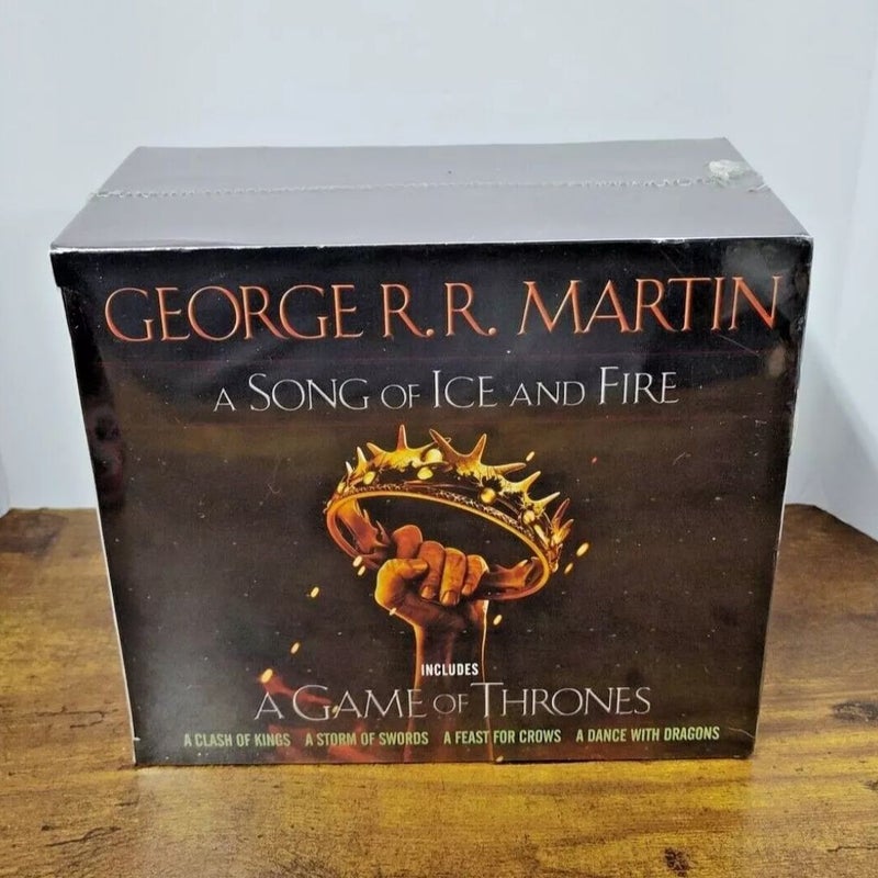 A Game of Thrones by George R. R. Martin, 5-Book Boxed Set, A Song of Ice & Fire