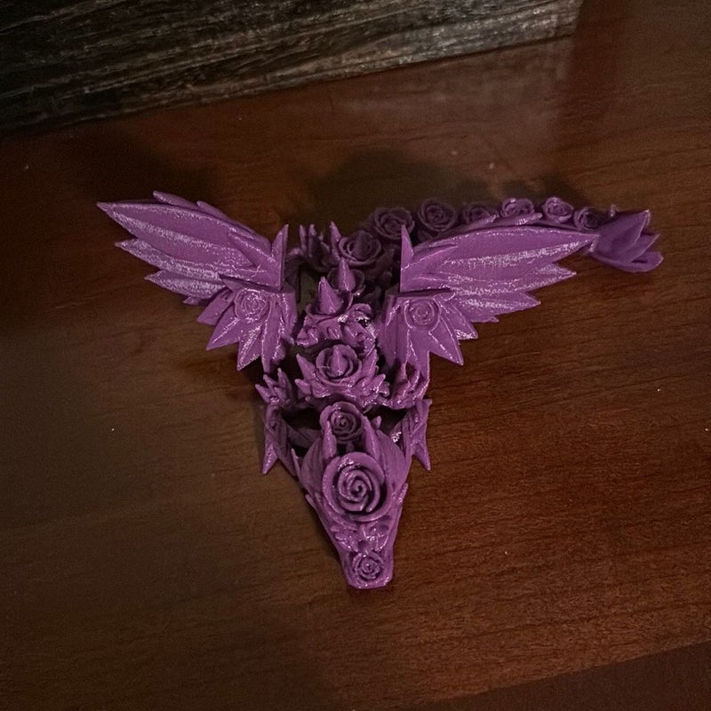 Purple Articulated Rose Dragon