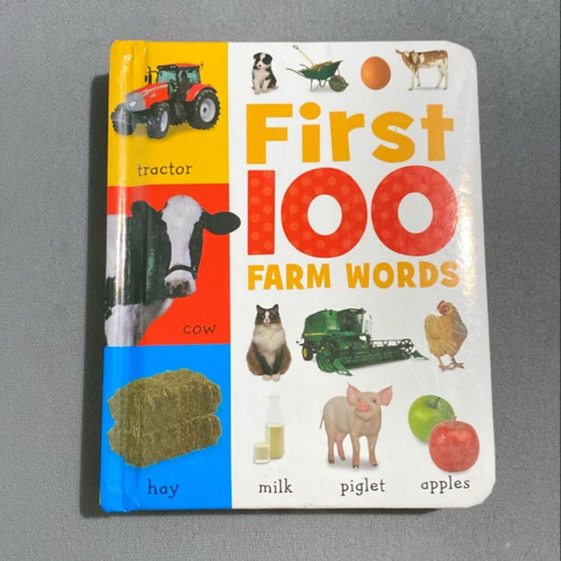 First 100 Farm Words