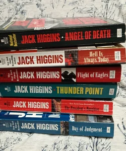 Lot of 6 Jack Higgins books