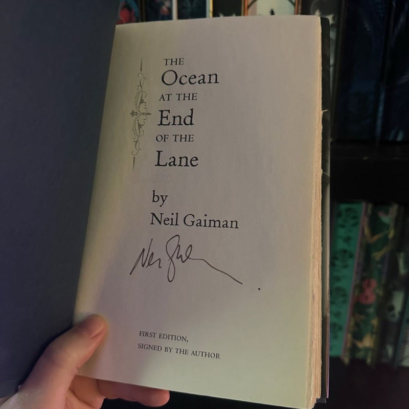 The Ocean At The End of The Lane - SIGNED first edition 