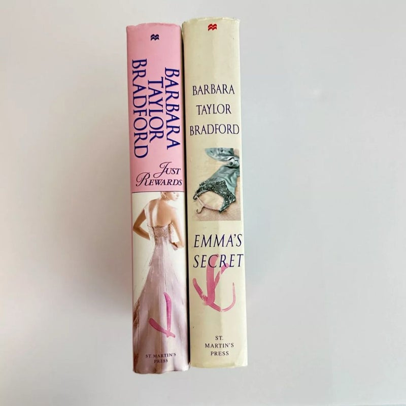 Barbara Taylor Bradford Book Bundle, 2 Books, Harte Family Saga