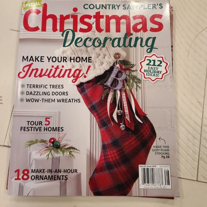 Country Sampler Christmas Magazines 