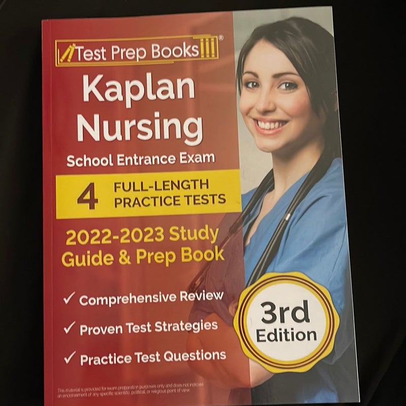 Kaplan Nursing School Entrance Exam 2022-2023 Study Guide