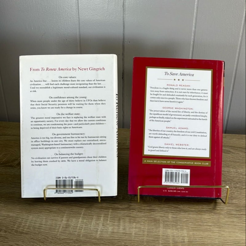To Renew 🇺🇸 America, 2 book bundle 