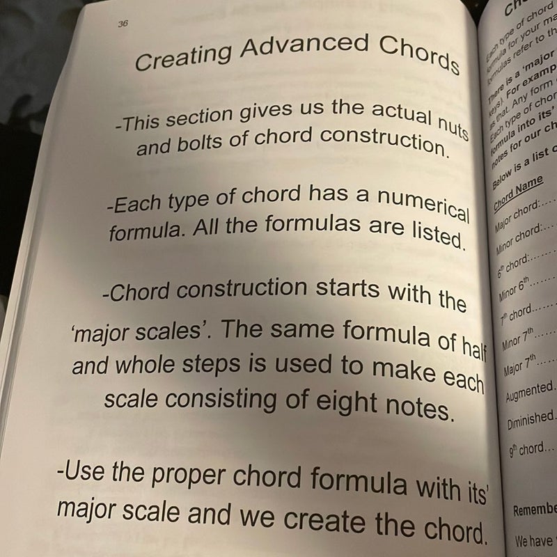 Easiest Chord Book for Piano