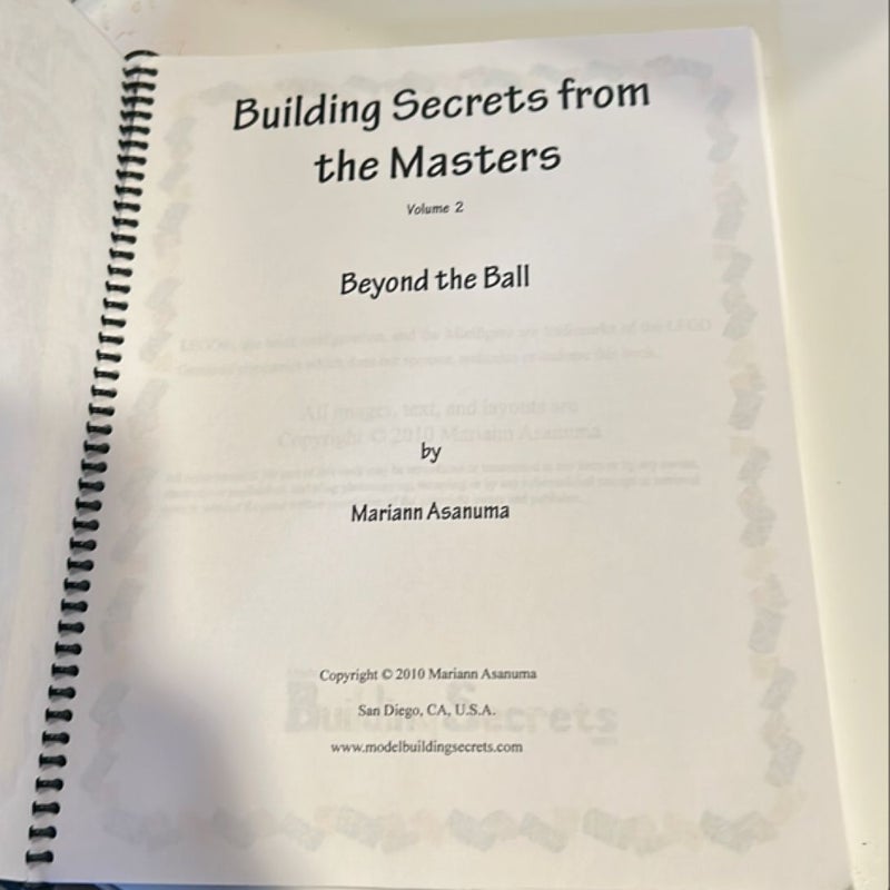 Building Secrets from the Masters presents Betond the Ball Vol 2