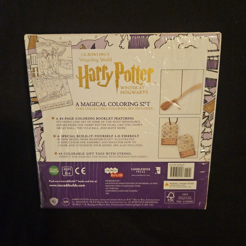 Harry Potter Winter at Hogwarts Coloring Set