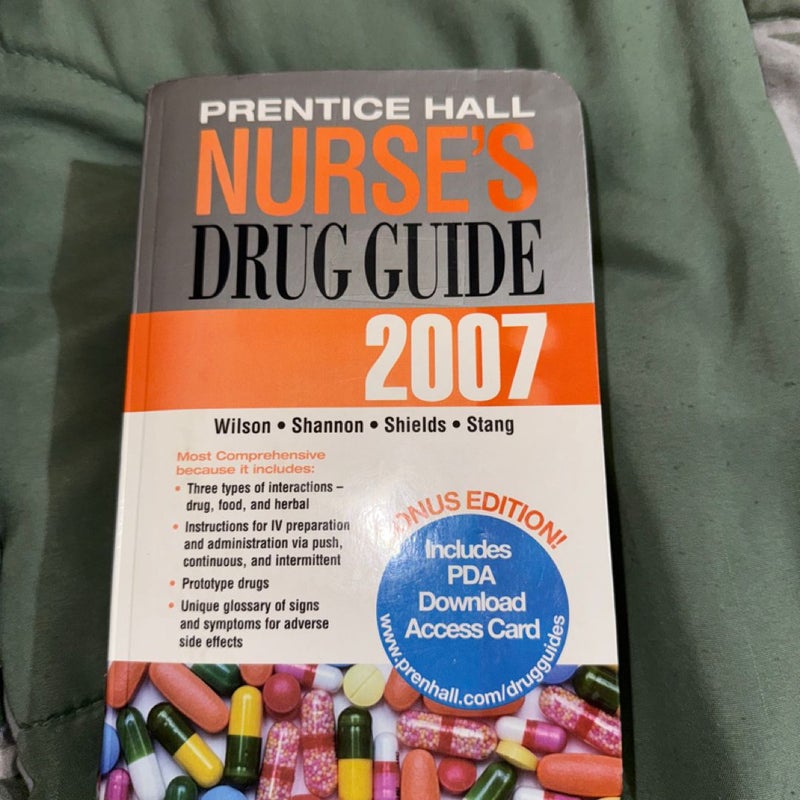 Prentice Hall Nurse's Drug Guide