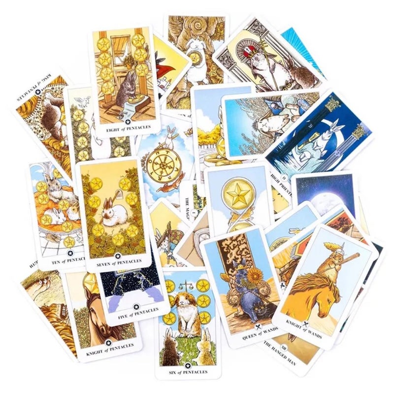 Lunalapin Tarot Deck Bunny Rabbit - Deck Only