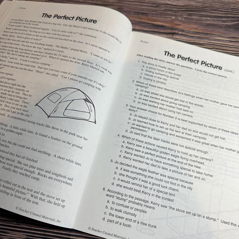 Reading Comprehension Grade 5 by Teacher Created Resources, Paperback ...