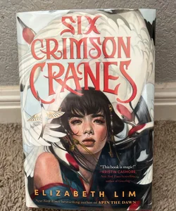 Six Crimson Cranes Signed!