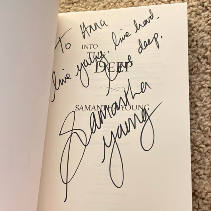 Into the Deep (signed by the author)