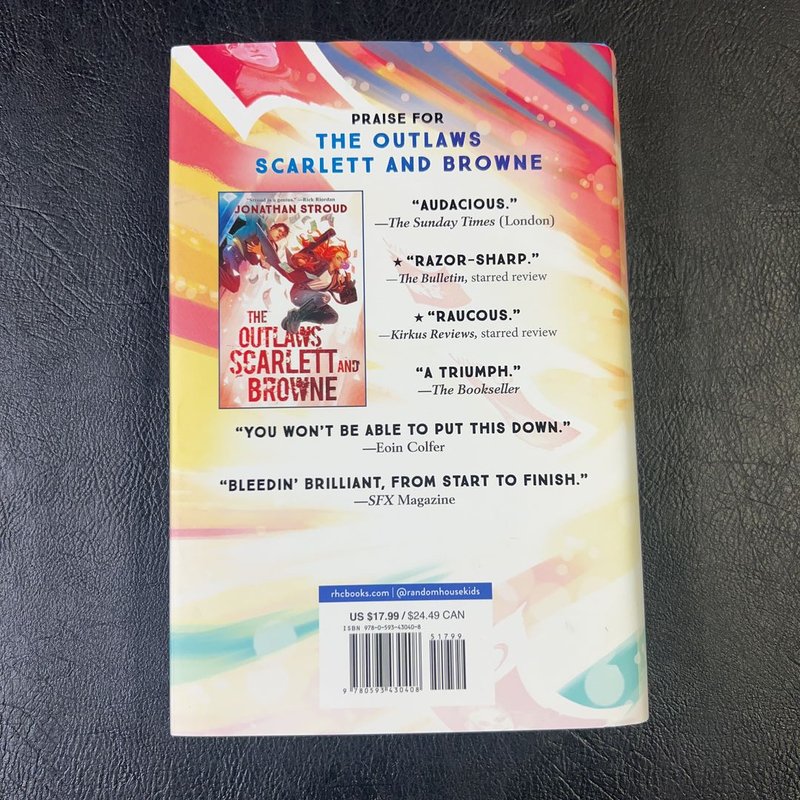The Notorious Scarlett and Browne by Jonathan Stroud, Hardcover