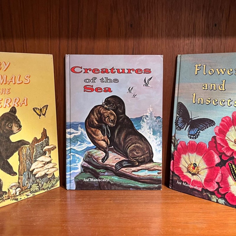 Vintage Children's Books -- Three Joe Maniscalco Books 1960s