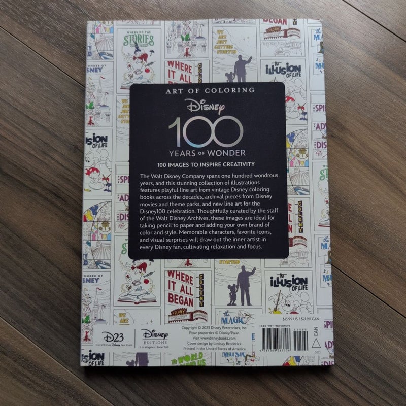 Art of Coloring: Disney 100 Years of Wonder