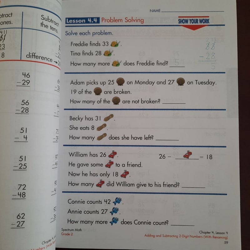 Spectrum Math, Grade 2