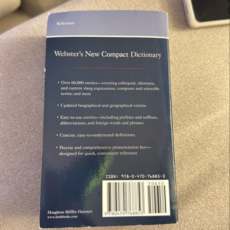 Webster's New Compact Dictionary