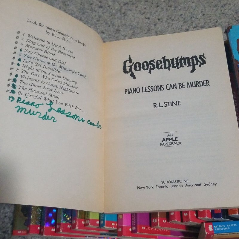 R. L. Stine Books, Goosebumps