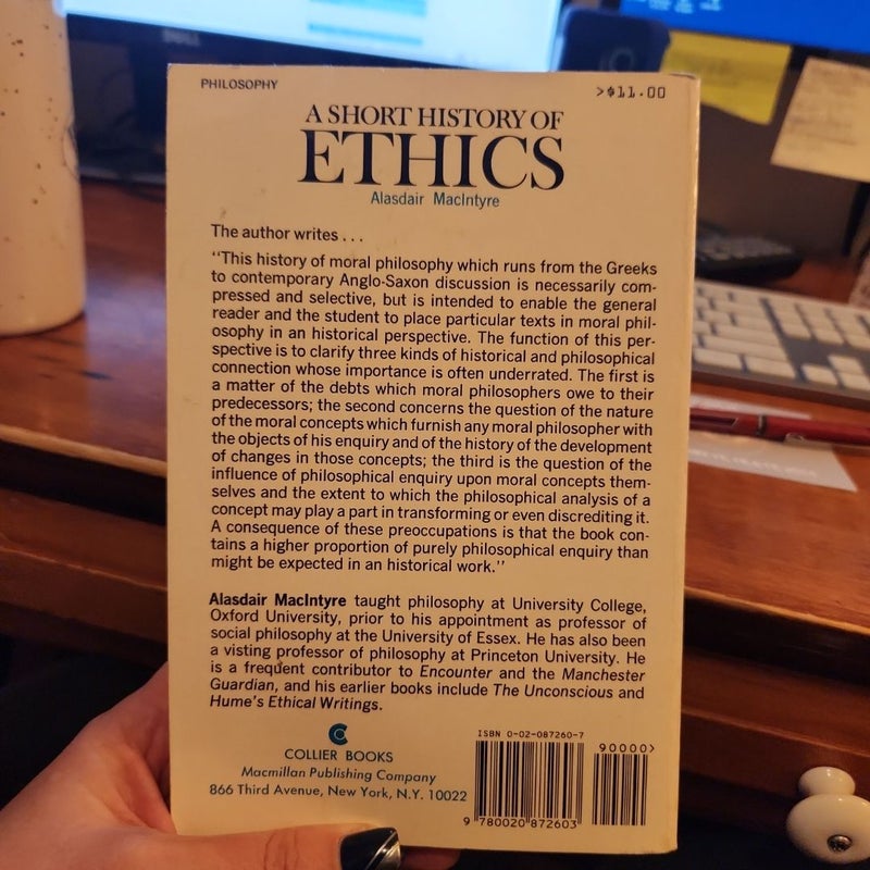 A Short History of Ethics