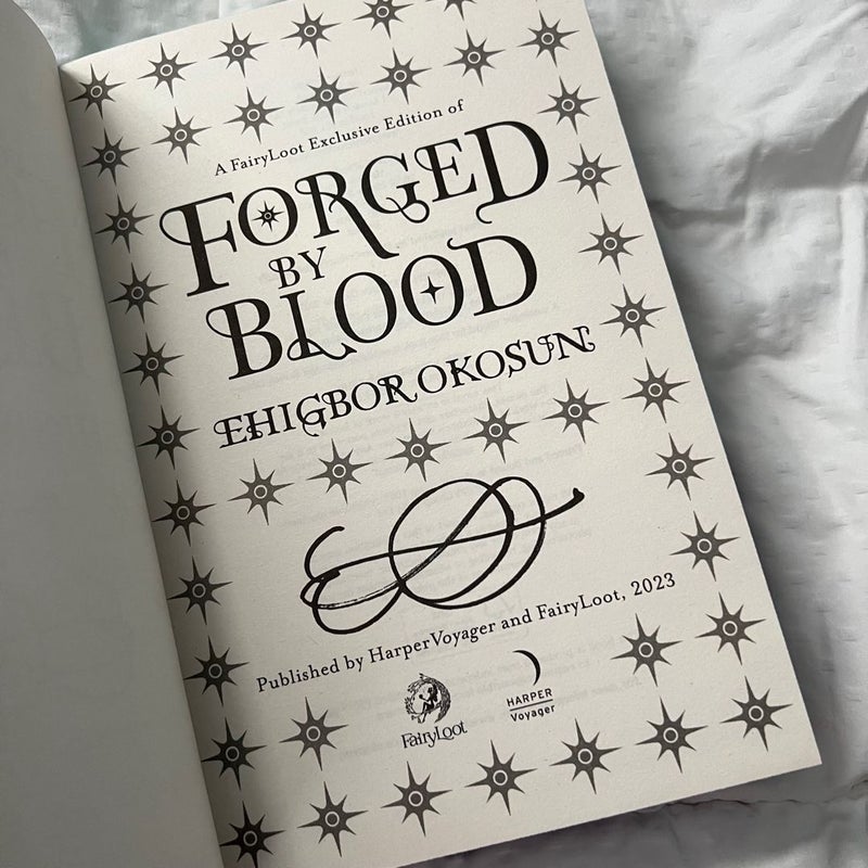 Forged by Blood *Fairyloot Signed Edition*