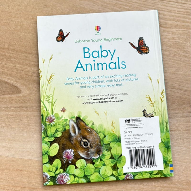 Usborne Baby Animals - Young Beginners