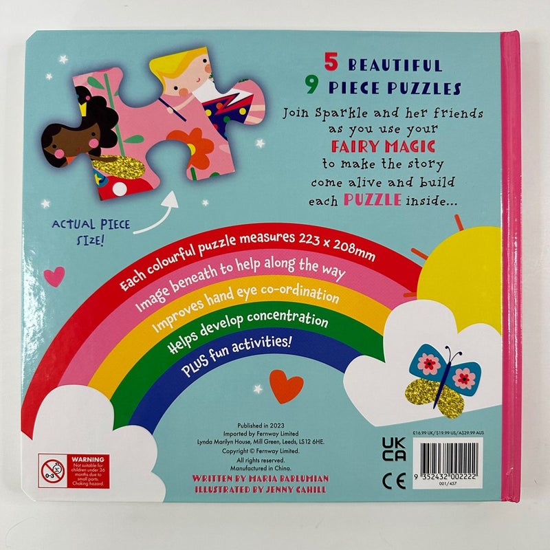 Fairies Jigsaw Puzzle Book, 5 Puzzles and Story, NEW (Board Book)