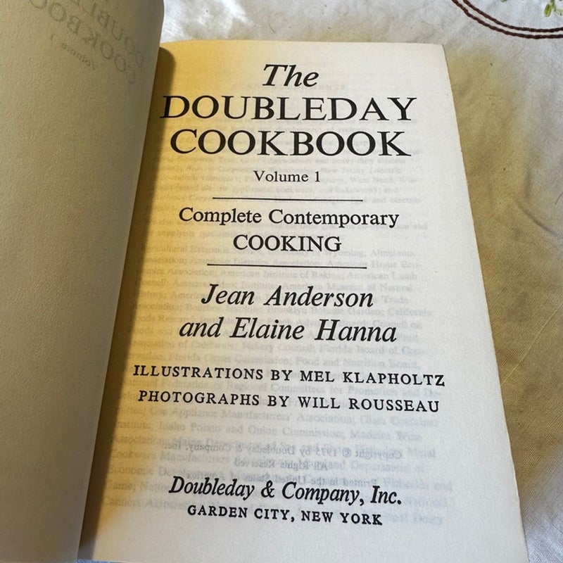 The Doubleday Cookbook Complete Contemporary Cooking Vol 1 book