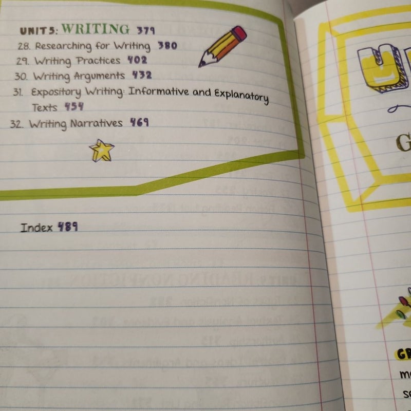 Everything You Need to Ace English Language Arts in One Big Fat Notebook