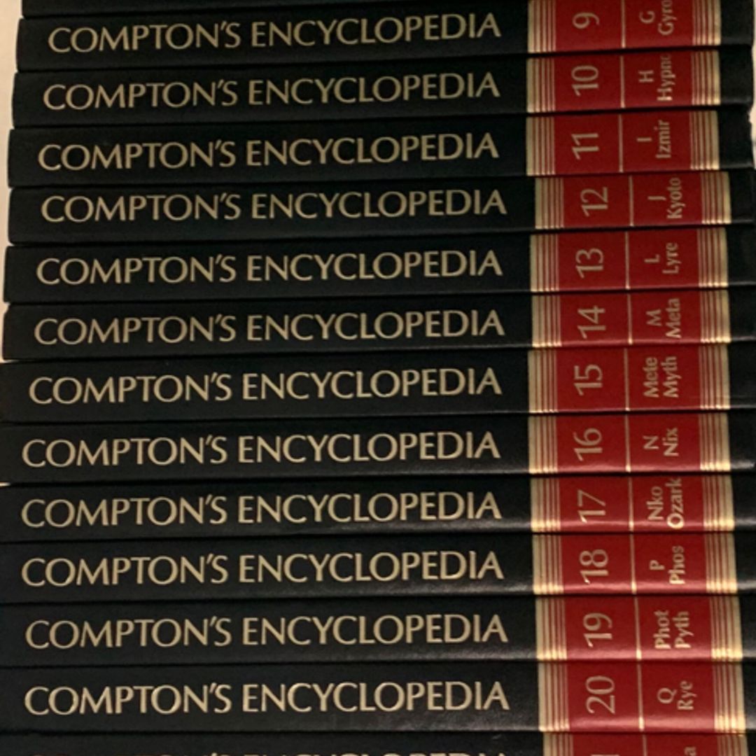 Compton's Encyclopedia Complete Set Volumes by Britannica