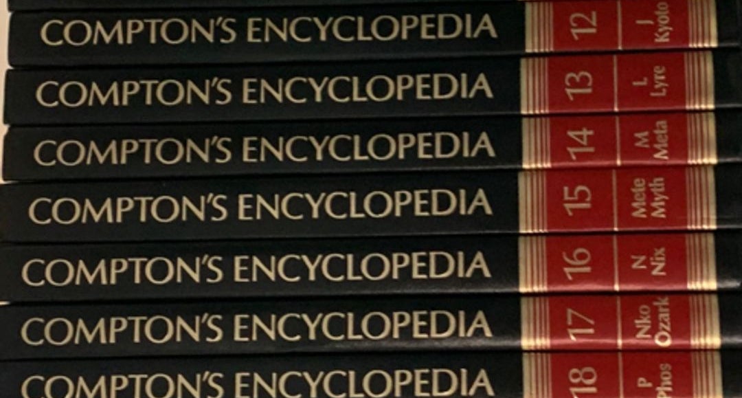 Compton's Encyclopedia Complete Set Volumes