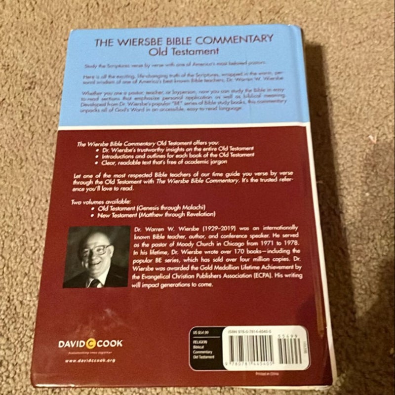 Wiersbe's Expository Outlines on the Old Testament