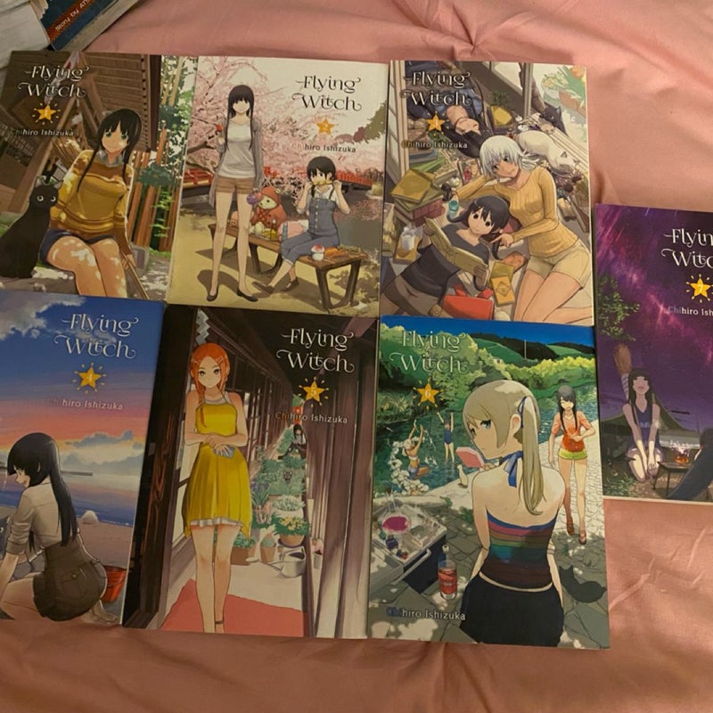 Flying Witch Manga volumes 1-7