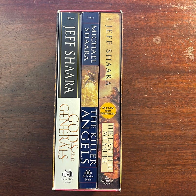 The Civil War Trilogy 3-Book Boxset (Gods and Generals, the Killer Angels, and the Last Full Measure)