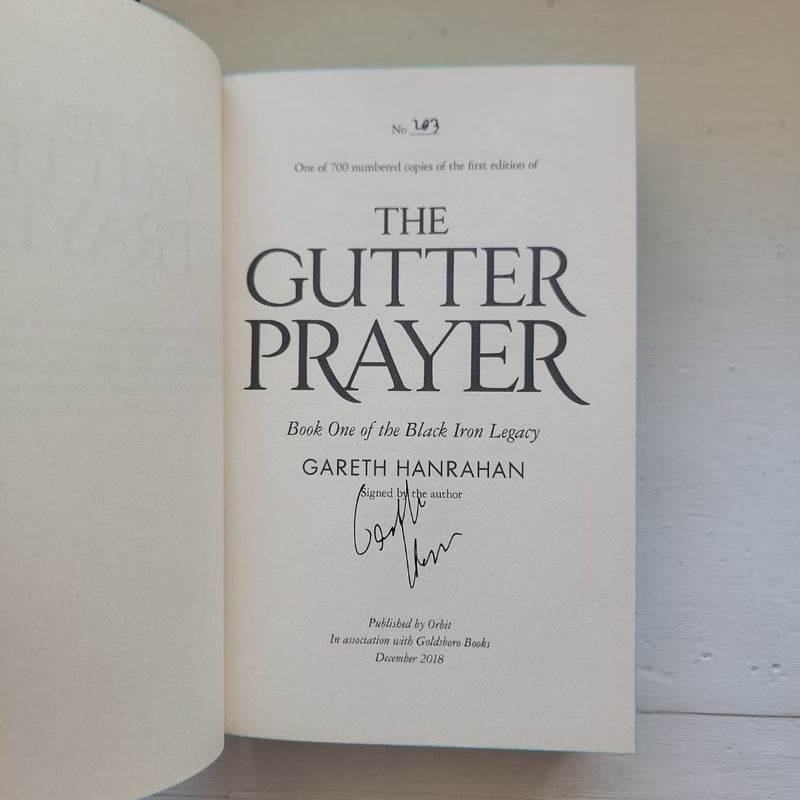 The Gutter Prayer [SIGNED & NUMBERED]