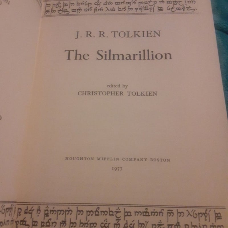 The Silmarillion By J.R.R. Tolkien First American Edition 1st Print Hardcover